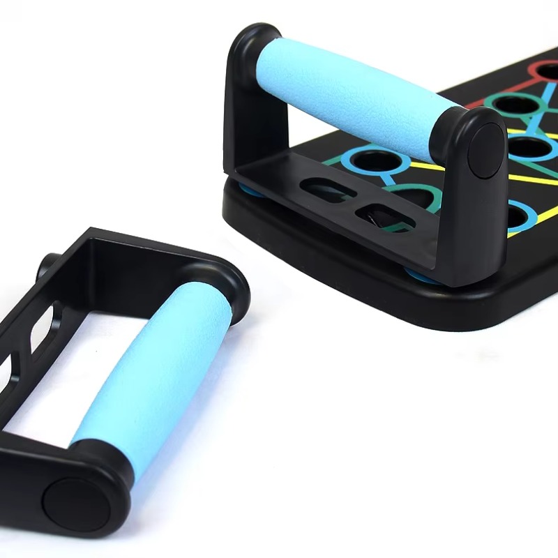 Push Up Board Foldable Multi Function - 多機能パワーフォーストレーニング用、折りたたみ式のフィットネス器具、腕立て伏せスタンドボード