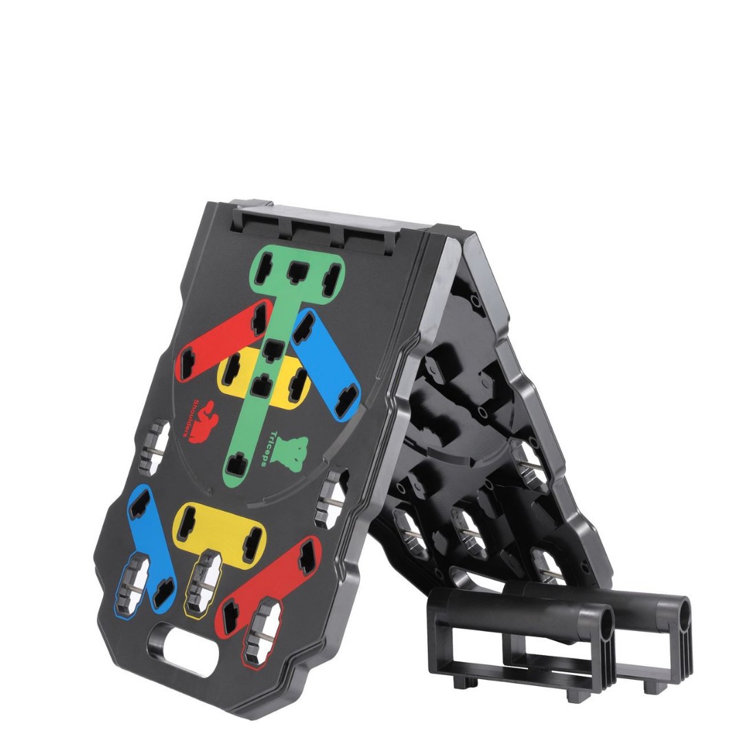 ポータブル折りたたみ式多機能プッシュアップボード＆ハンドル付 - Push Up Board Foldable Multi Function のレビューと価格