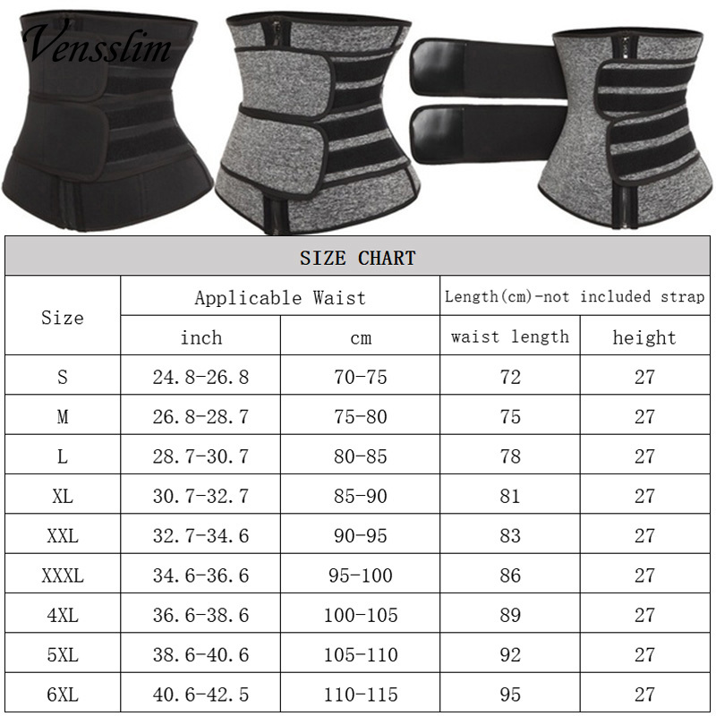 Vensslim-ウエストトレーナーネオプレンベルト、減量シ - Sweat Waist Trainer Belt Neoprene のレビューと価格