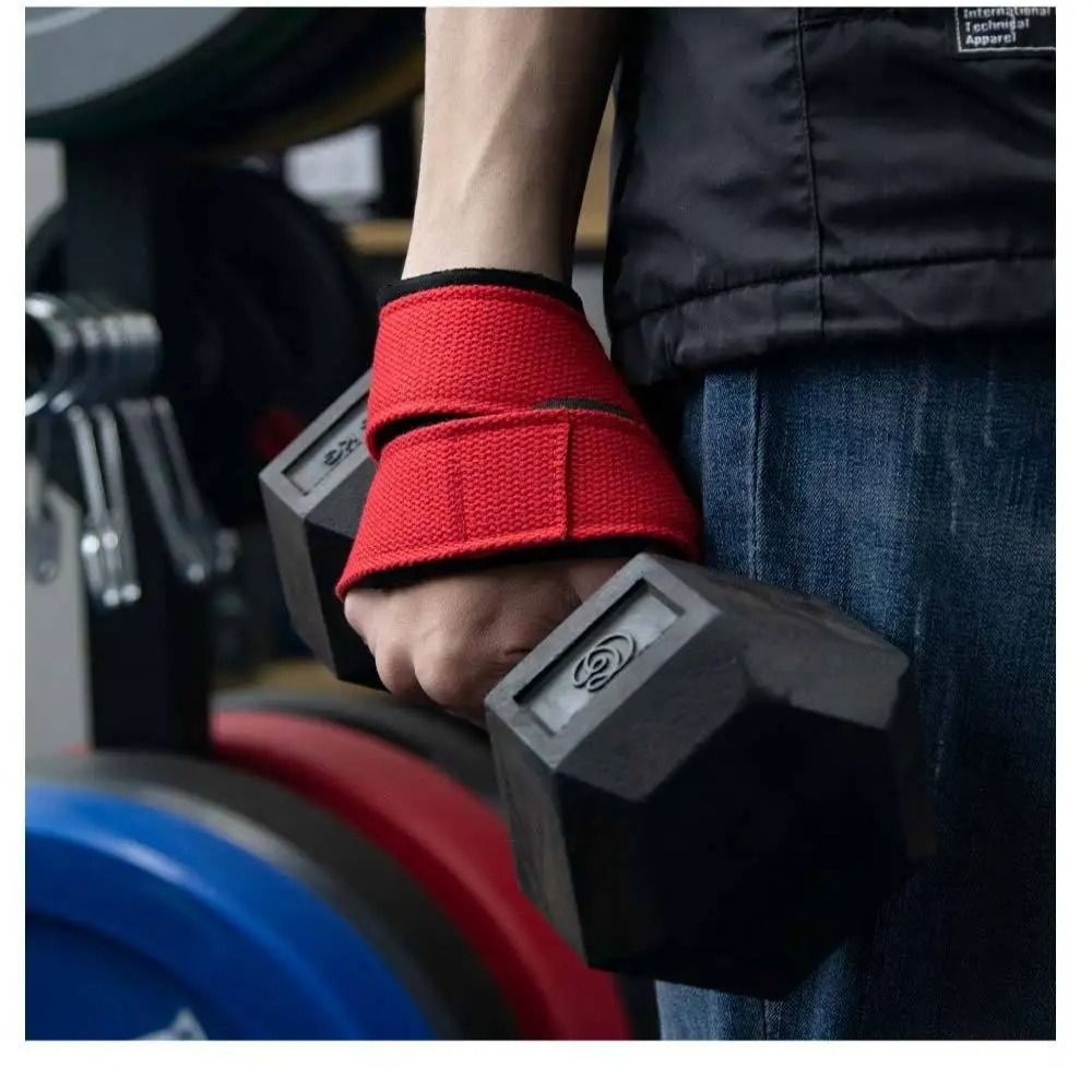 1組の新しいポリエステル製ウェイトリフティングハンドベルトブ - Wrist Wraps Weightlifting Support のレビューと価格