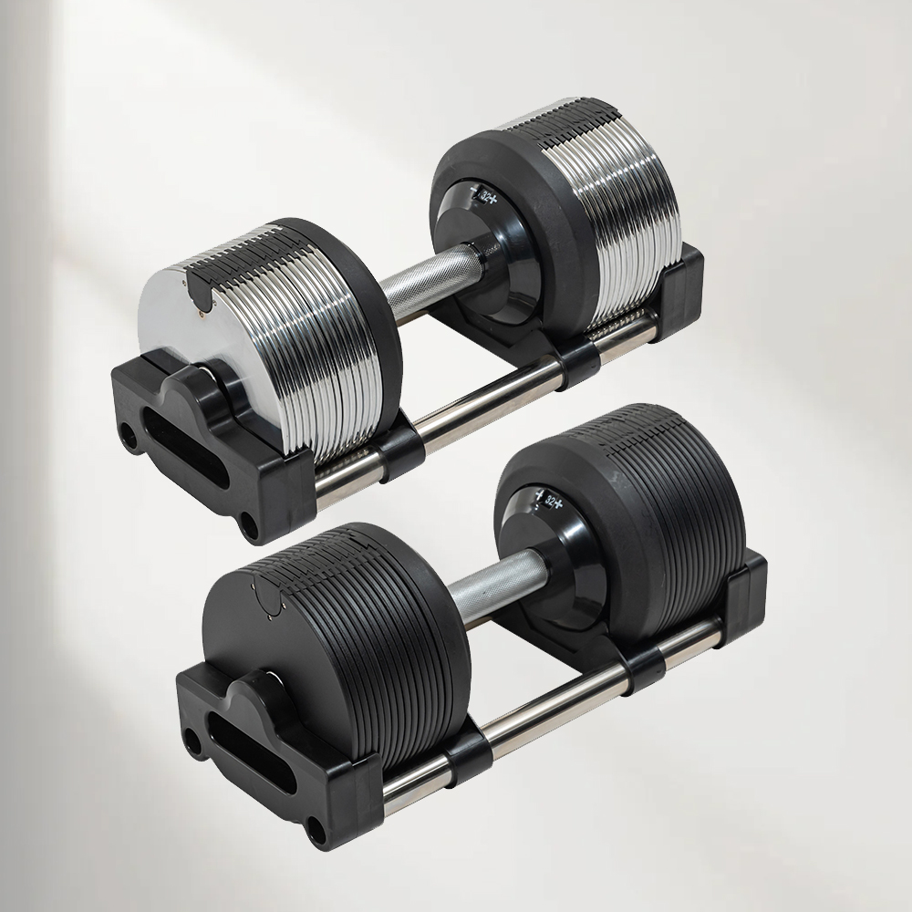 40kg調整可能ダンベルセット、スチール＆ラバー製フィットネ - Adjustable Dumbbell Pair 40Kg のレビューと価格