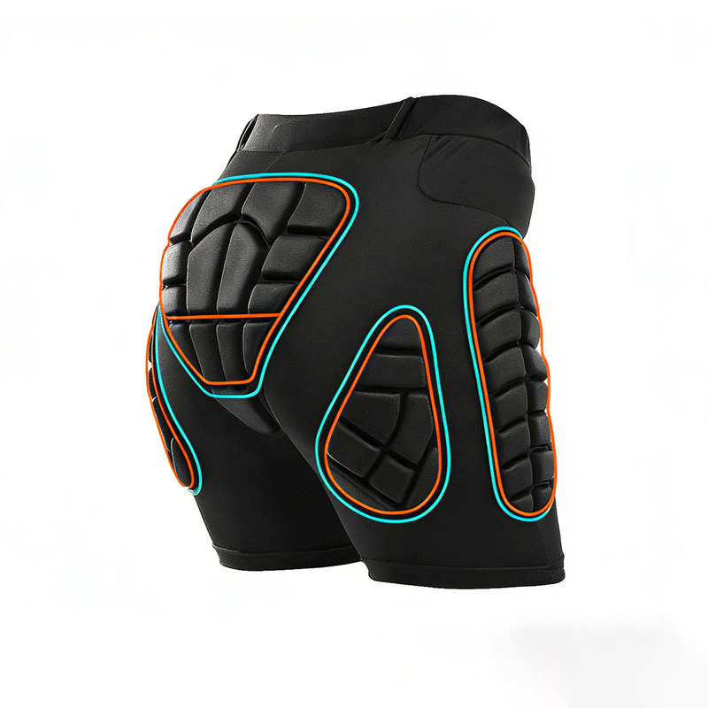 パッド入りショーツとニーパッド、3D保護ヒップ・バットプロテ - Cycling のレビューと価格