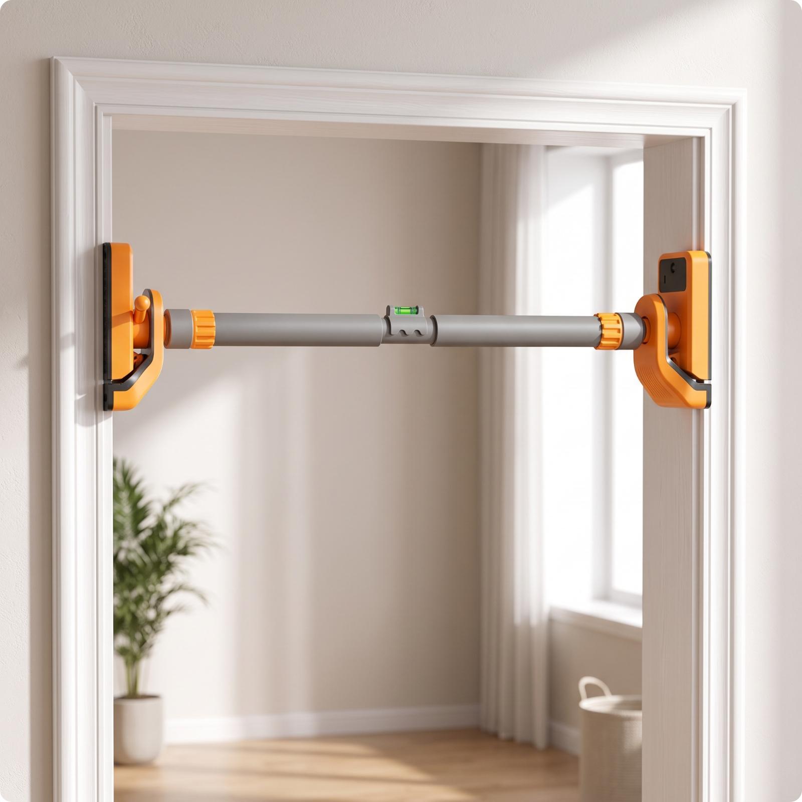 家庭用ジム向け、ドア枠に取り付け可能なプルアップバー。ネジ不 - Door Pull Up Bar No Screw のレビューと価格