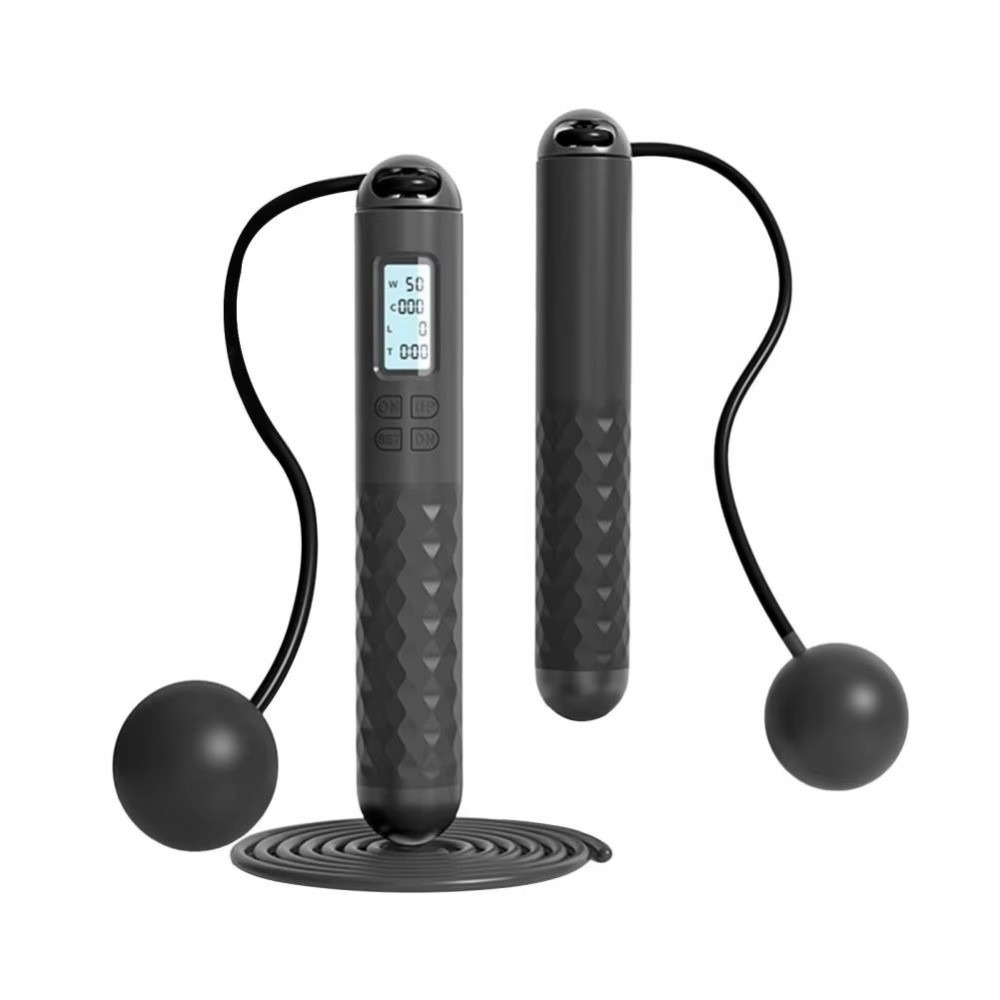 コードレスロープレス縄跳び、カウンターウェイト付き、減量用カ - Smart Jump Rope Digital Counter のレビューと価格