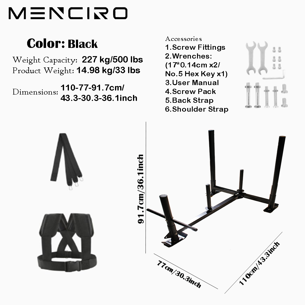プロ仕様プルーラージムワークアウト機器ウェイトスレッド、プル - Fitness Equipment のレビューと価格