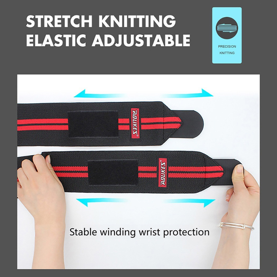 AOLIKES フィットネスリストラップ ウェイトリフティン - Wrist Wraps Weightlifting Support のレビューと価格